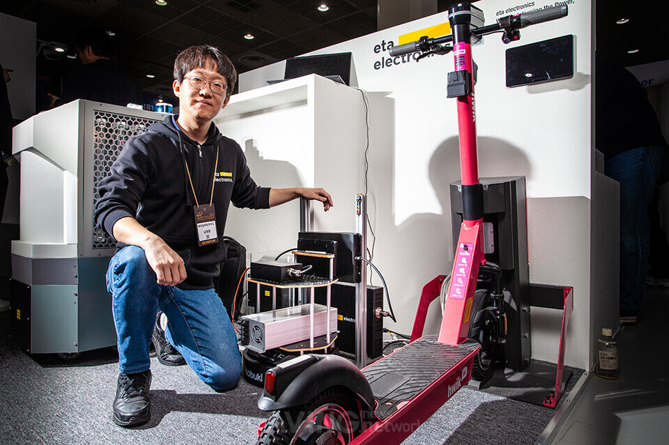 에타일렉트로닉스, 2023 월드IT쇼 참가… 마이크로 모빌리티와 로봇 운용 위한 중전력 대역 무선충전 솔루션 공개!